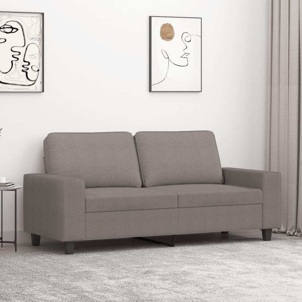 Maison Exclusive - Tweekapper sofa, taupe kleur, 140 cm, Productafbeelding 