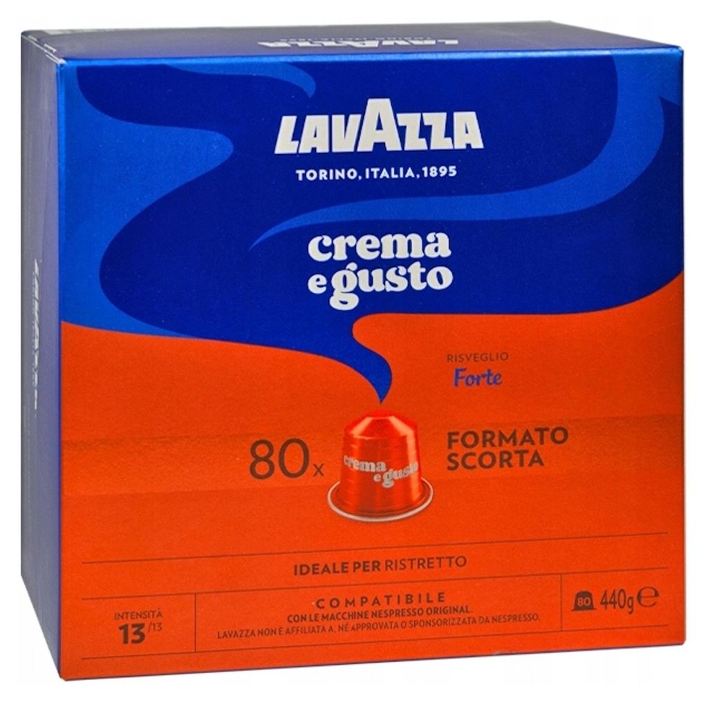 Capsules de café Nespresso A Modo Mio Crema&Gusto Forte, 80 Image du produit 