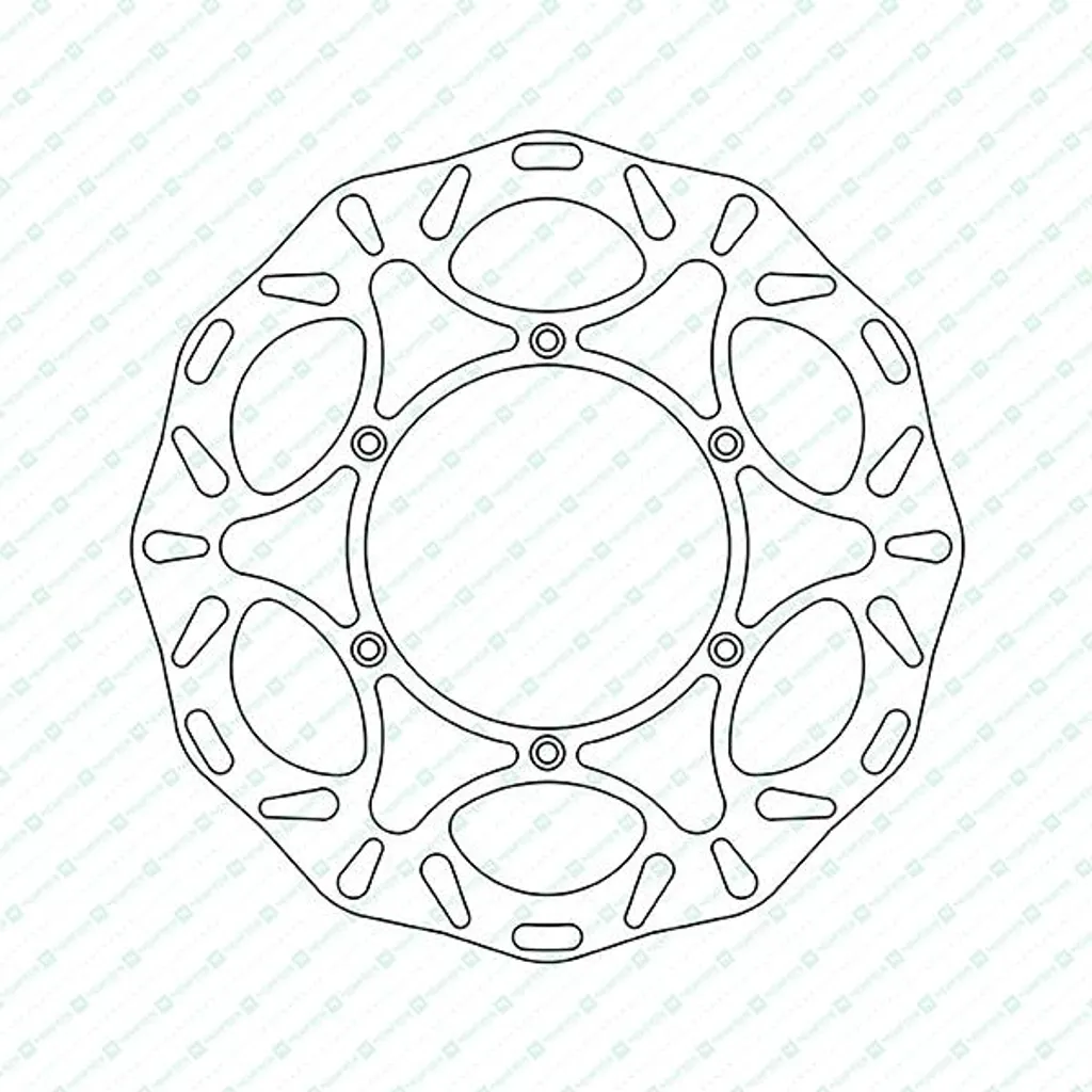 Disque de frein 270mm rigide DF5040AW épaisseur 3mm entraxe 133.9 mm