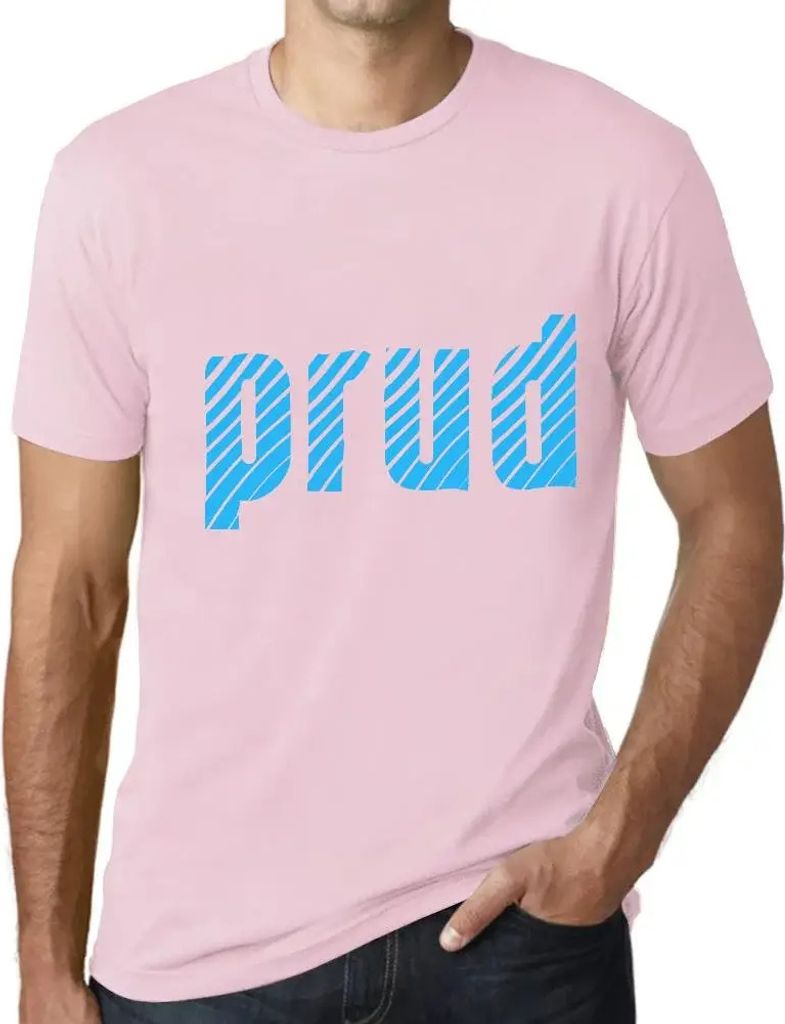 Herren Grafik T-Shirt Prud Öko-Verantwortlich Vintage Jahrgang Kurzarm Lustige Druck Geburtstag Geschenk Mann