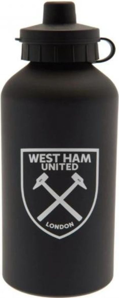 Trinkflasche WEST HAM UNITED F.C. Aluminium-Trinkflasche Schwarz, 500ml