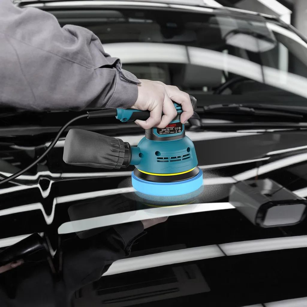Ponceuse électrique 300W à 6 vitesses réglables - Finition sans poussière