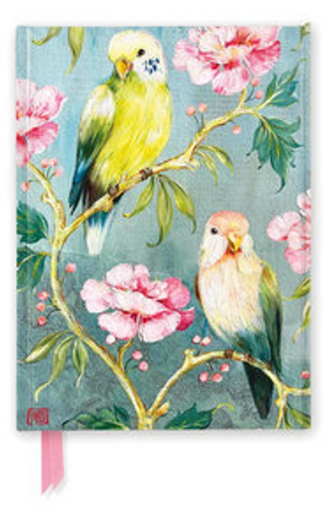 Sophie Adde: Two Parakeets (Foiled Journal)