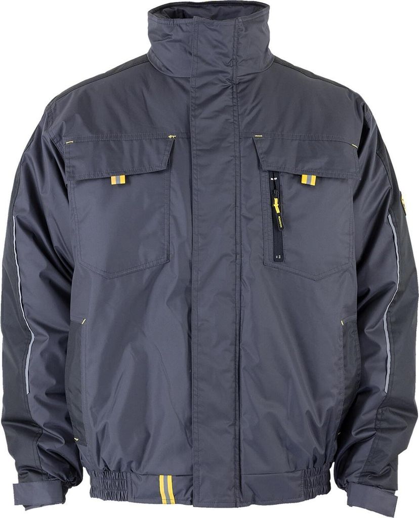 Roadsign RS Pilotenjacke grau/gelb Gr. L