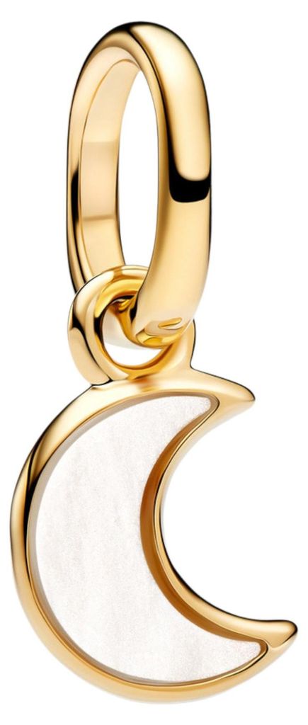 PANDORA Anhänger White Crescent Moon Mini Dangle 764614C01 Produktbild 