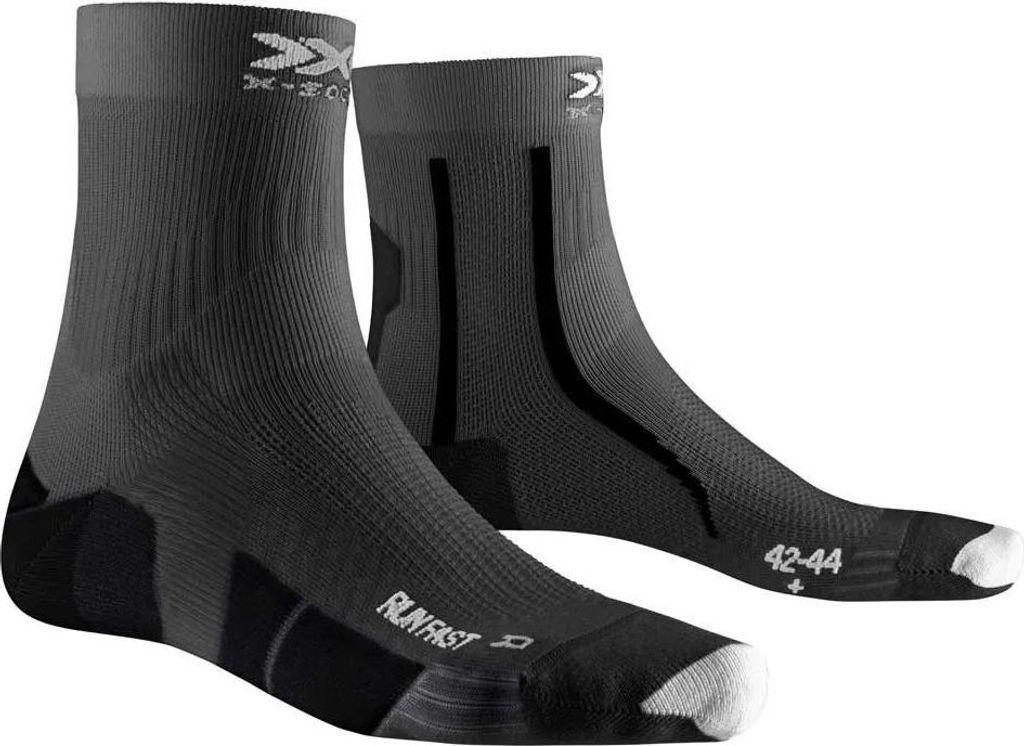 X-socks Run Fast 4.0 Socken Schwarz EU 35-38 Herren,Damen Schwarz EU 35-38
