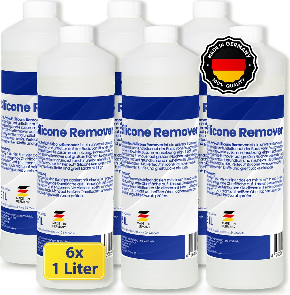 Mr. Perfect Silikonentferner 6x1L Silikonreiniger Entfetter Reiniger Autolack