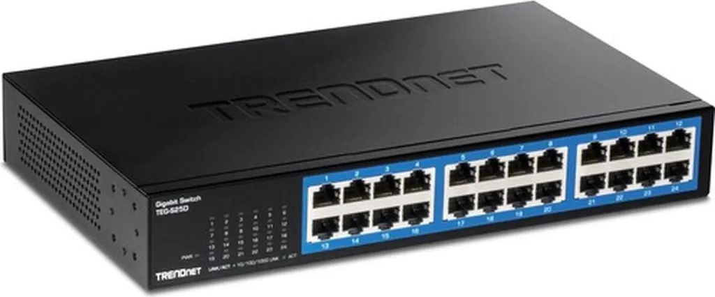 Switch Professionale 24 Porte Trendnet TEG-S25D: Performance Garantite