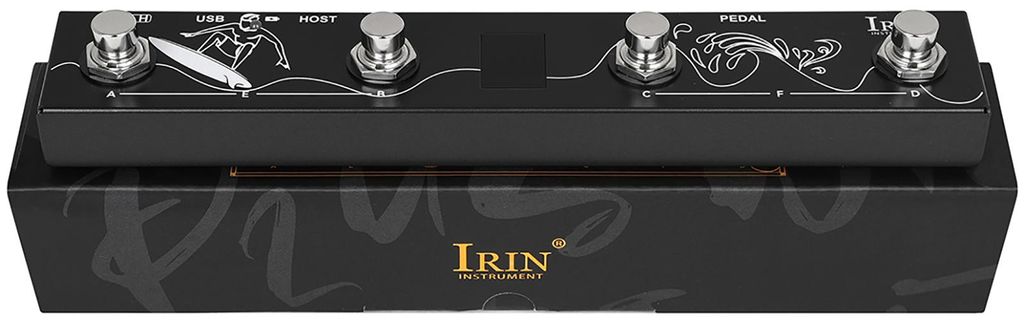 Drahtloser MIDI-Pedal-Controller BT – Multifunktionales Fuß-Keyboard mit Soundeffekt-Prozessor und Gitarreneffekt-Pedal, wiederaufladbar, für B...