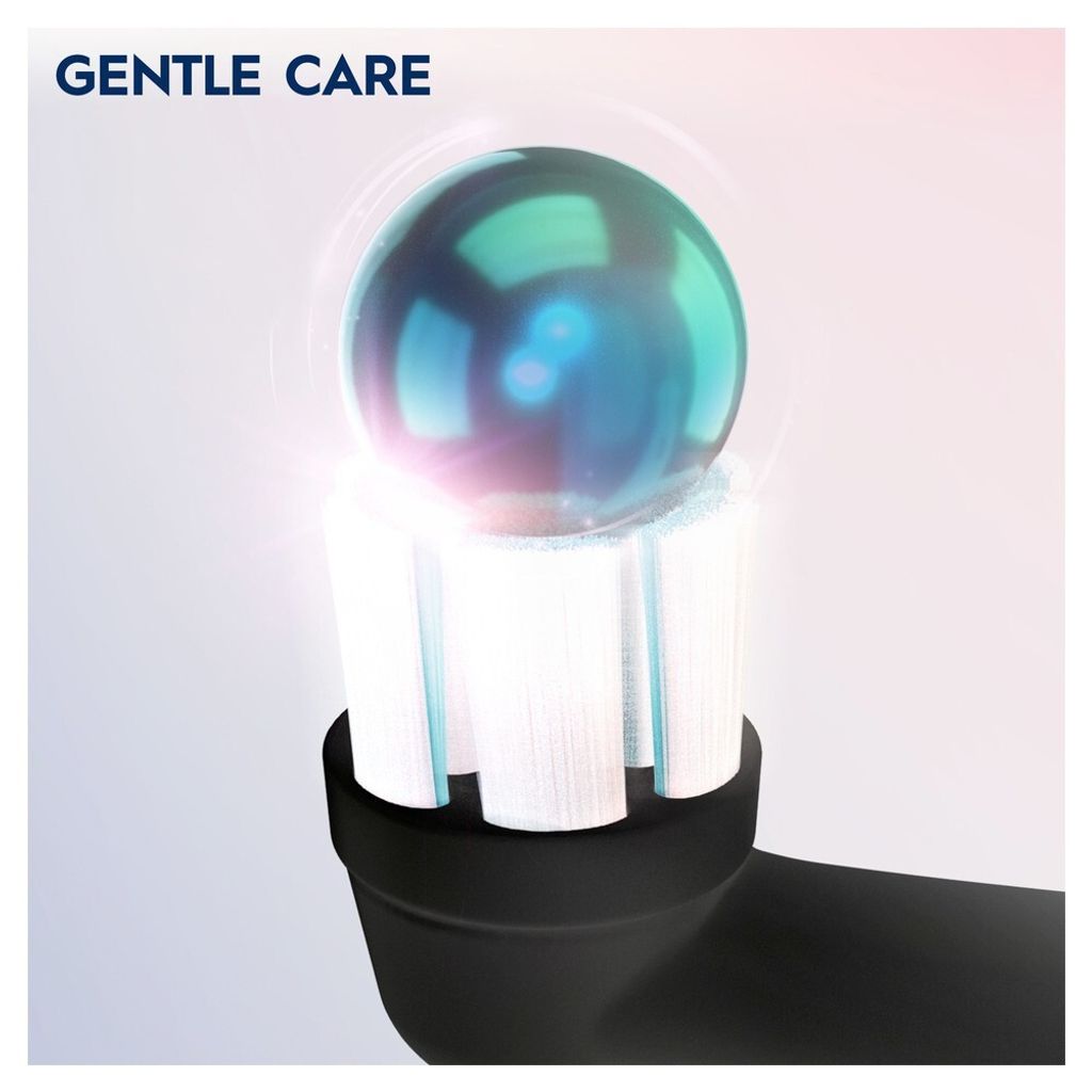 Braun Oral-B IO Gentle Care Schwarz Ersatzbürsten 4er Pack Produktbild 10