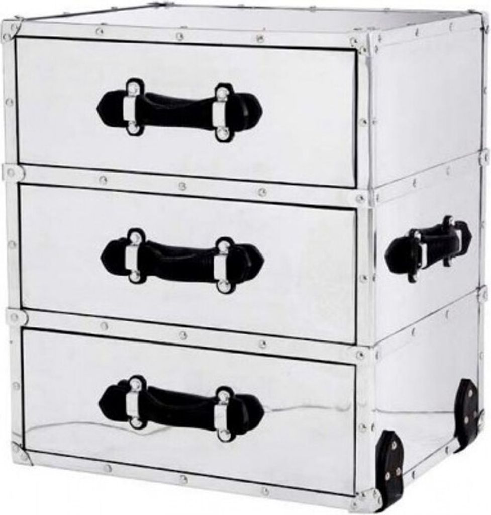 Casa Padrino Luxus Art Deco Designer Beistelltisch 58 x 47 x H. 66 cm - Luxus Kollektion