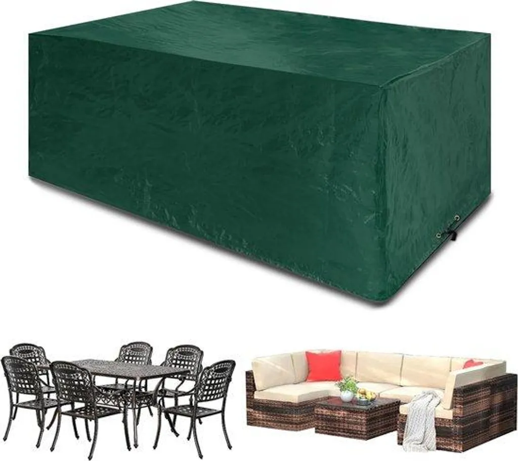 Housse mobilier extérieur étanche pour grande table de terrasse 250cm