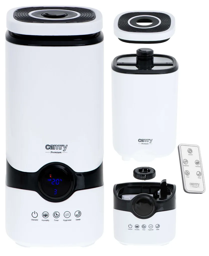 Air sec ? Humidificateur Camry 4,2L Silencieux 25W LED 8h - 10
