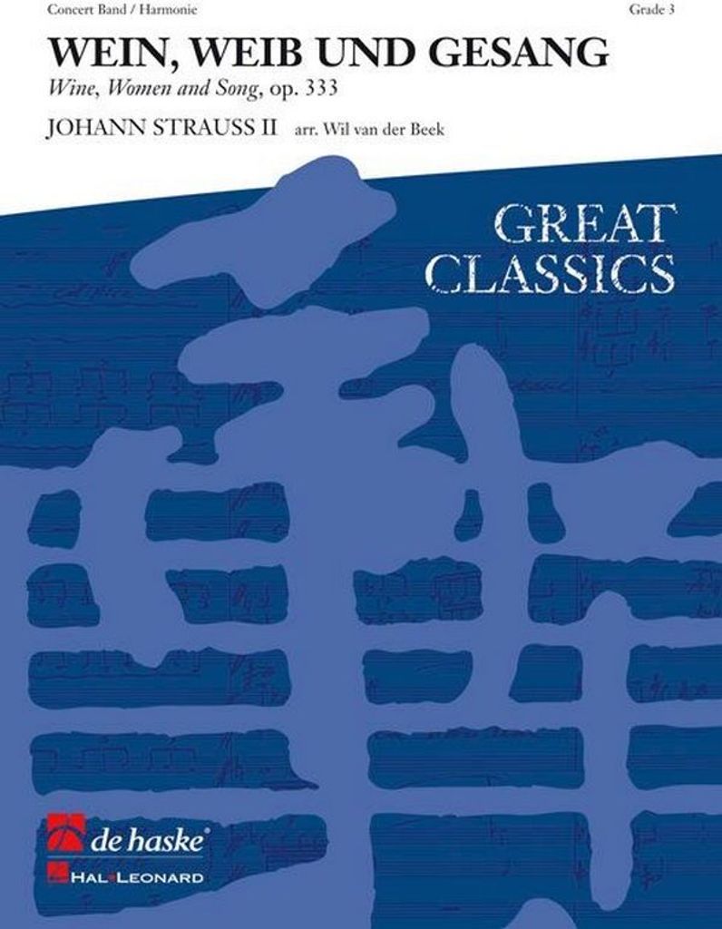 Johann Strauss Jr. Wein, Weib und GesangConcert Band/Harmonie
