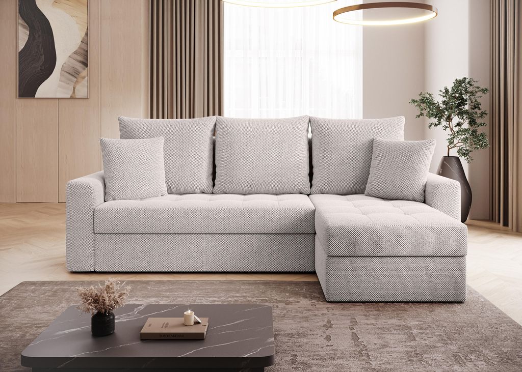 AX LIVING Karaman Schlafsofa mit Bettkasten Eckcouch Sofa Produktbild 