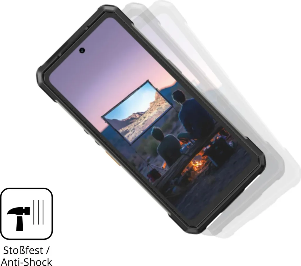 Pantalla LCD puede usarse con Ulefone Armor X3, Armor X5, negro, sin
