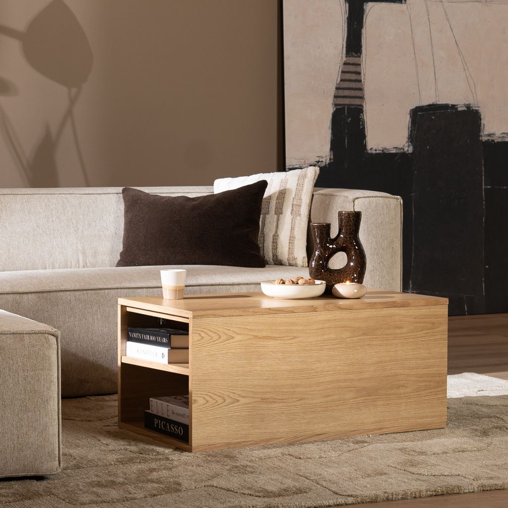 Bronx71 Beistelltisch Jaxx 88 x 46 cm Eiche hell