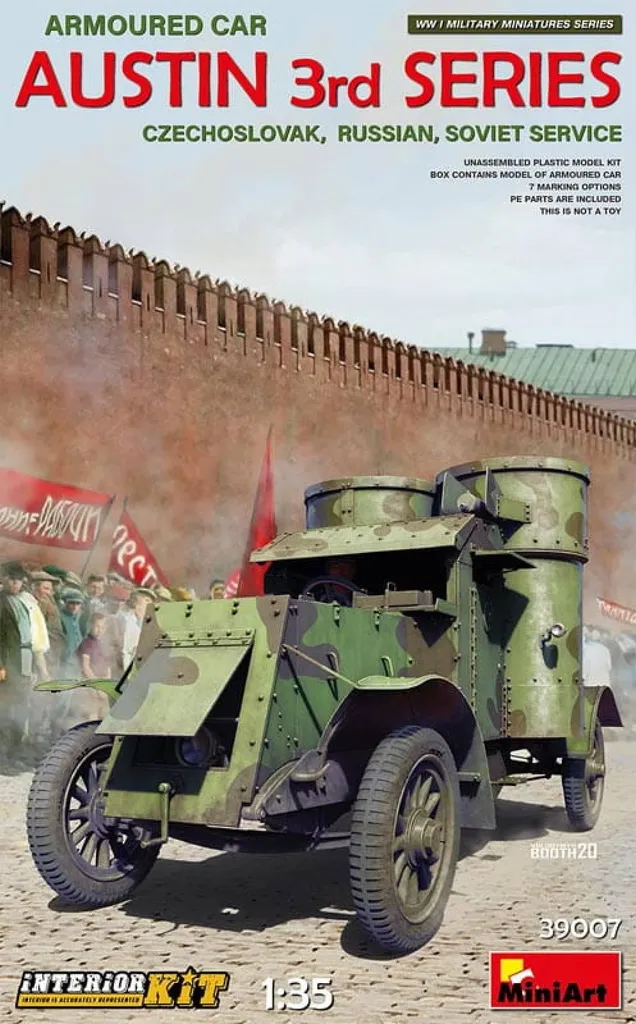 Austin Spähpanzer 1:35 avec Intérieur Détaillé Maquette Plastique MiniArt