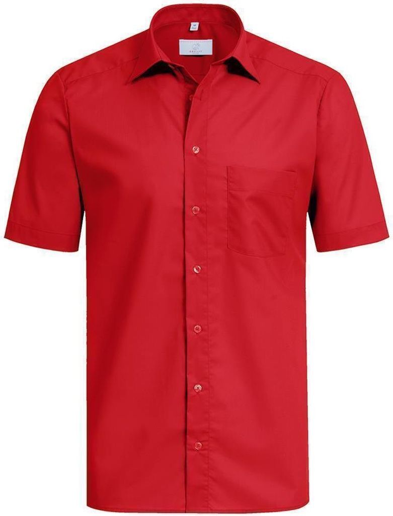 Greiff Corporate Hemd BASIC Herren Rot 35/36