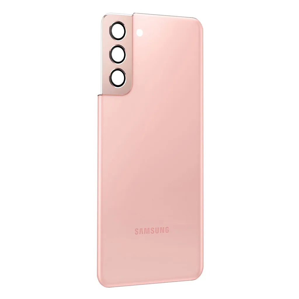 Coque Arrière Samsung S21 Rose Phantom Pink : Vitre Dos Haute Qualité