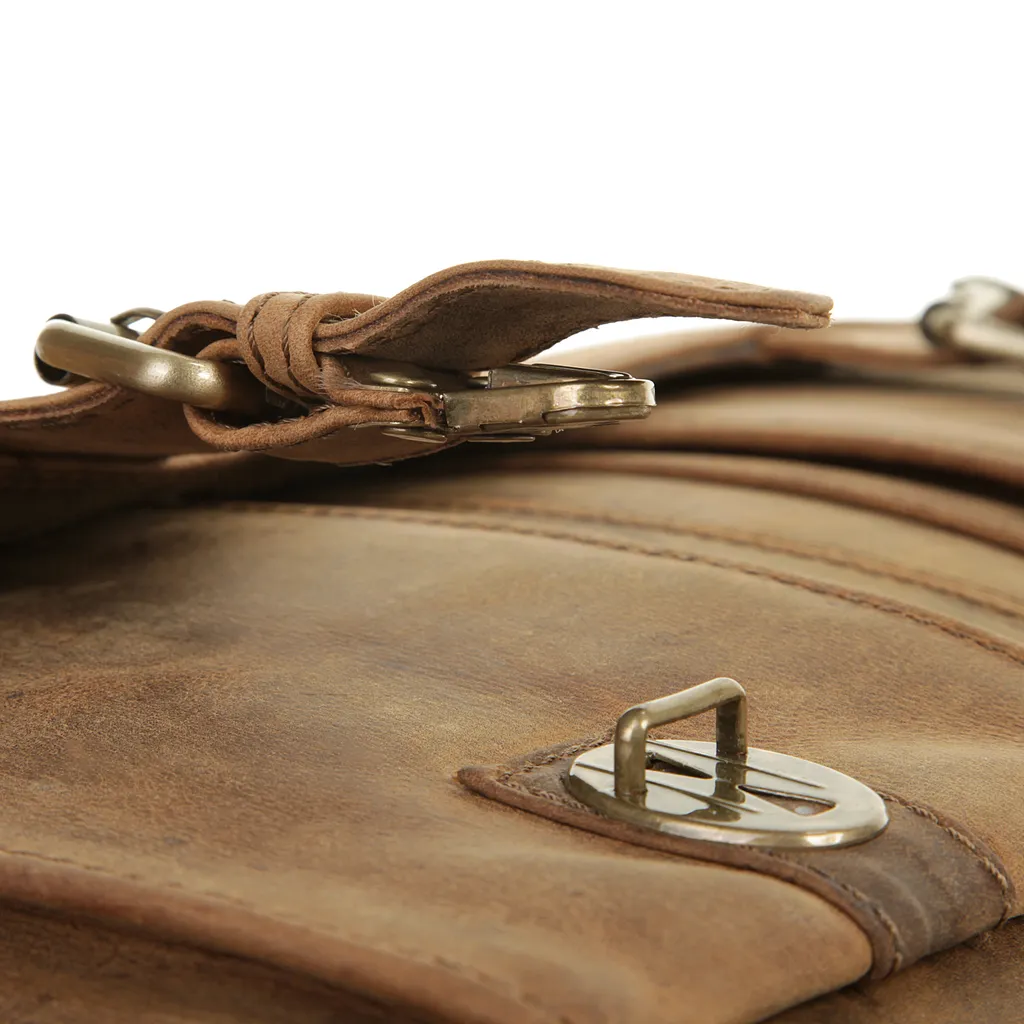 Sac Porte-Documents Harold's Antic Cuir Marron - Serviette Pro Compacte - 9
