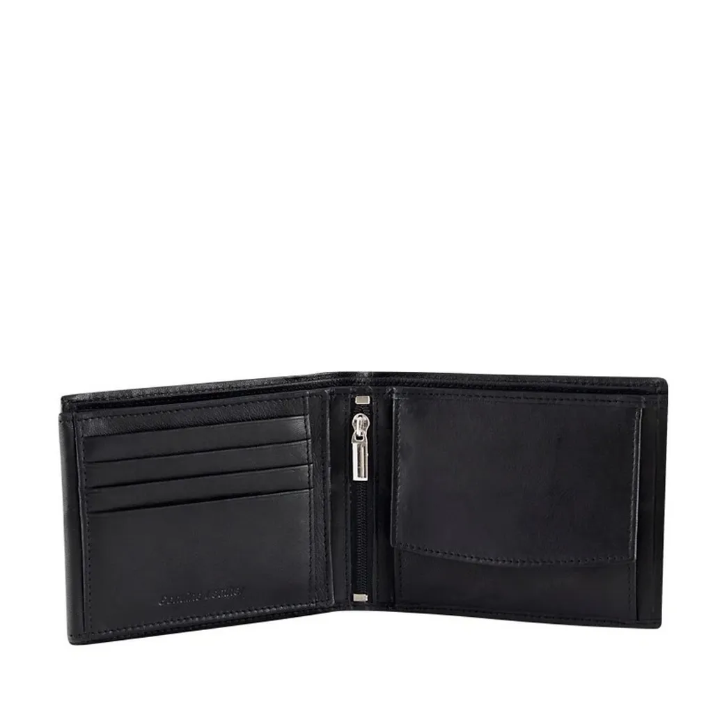 Porte-monnaie Friedrich Lederwaren en cuir avec protection RFID intégré