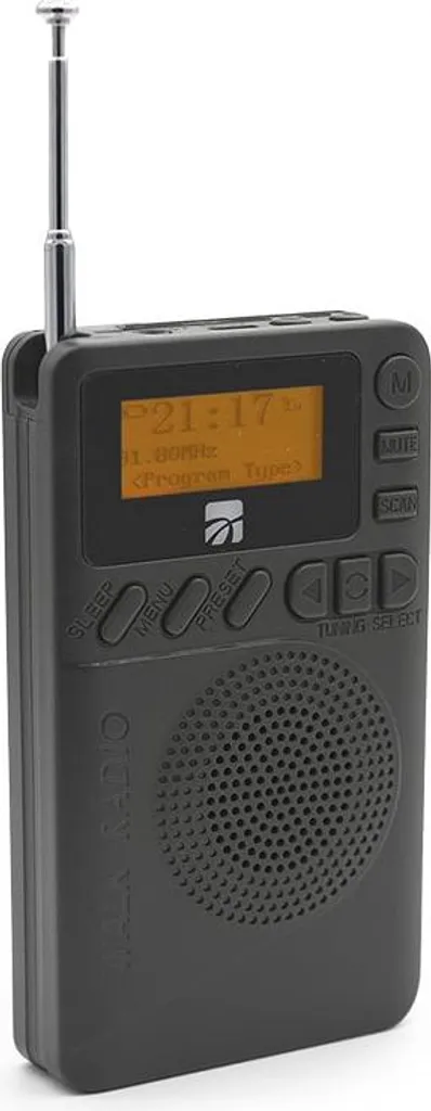Radio Numérique DAB+ Xtreme Mini DB-9 avec Écran LCD et Batterie USB