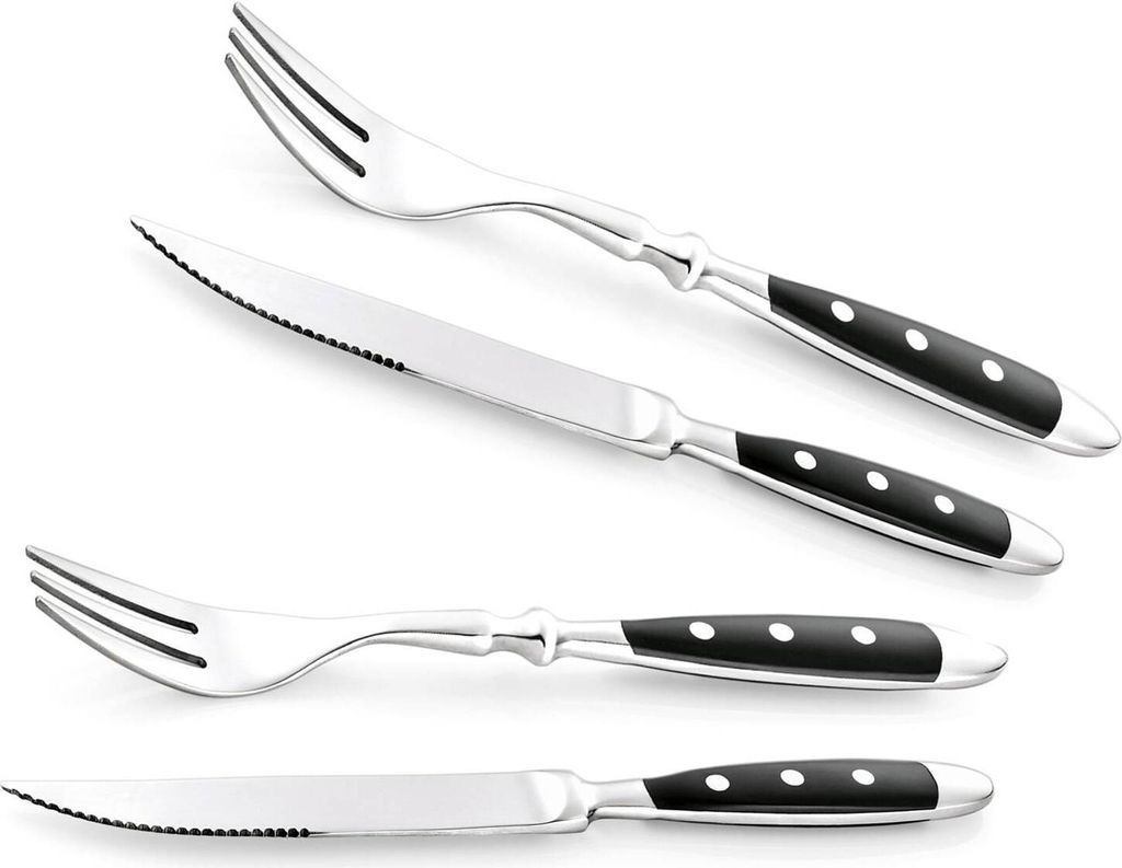 Steakbesteck / Pizzabesteck 4tlg. Bistro - für 2 Personen
