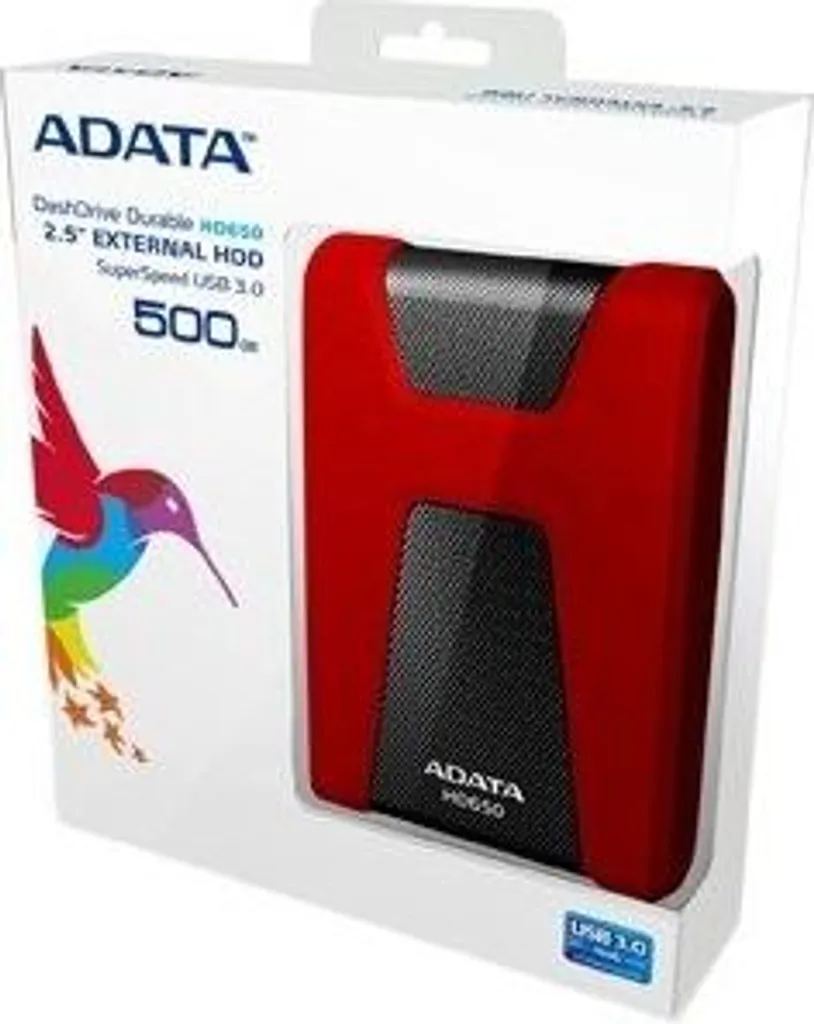 Disque dur externe antichoc 2 To ADATA, idéal pour PC et Mac portable