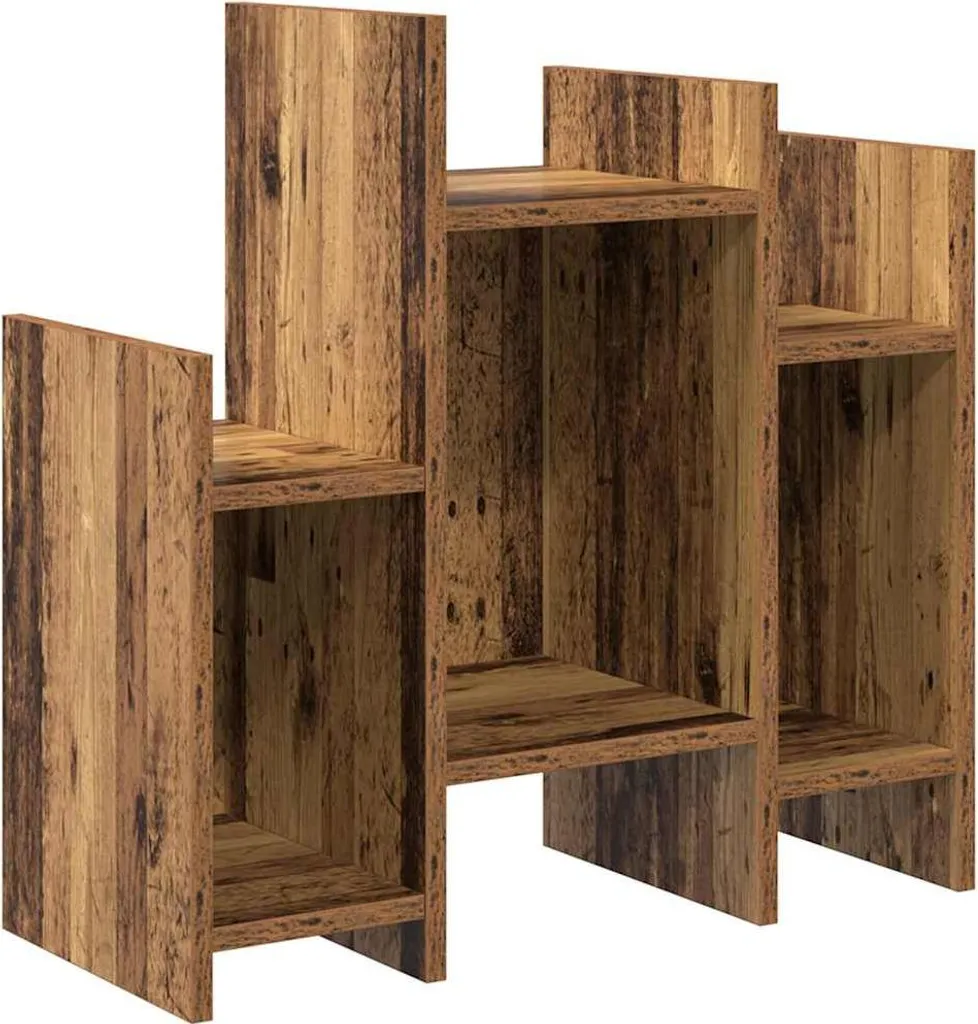 SYFAX™ Mobile laterale Legno vecchio 60 x 26 x 60 cm Legno multistrato