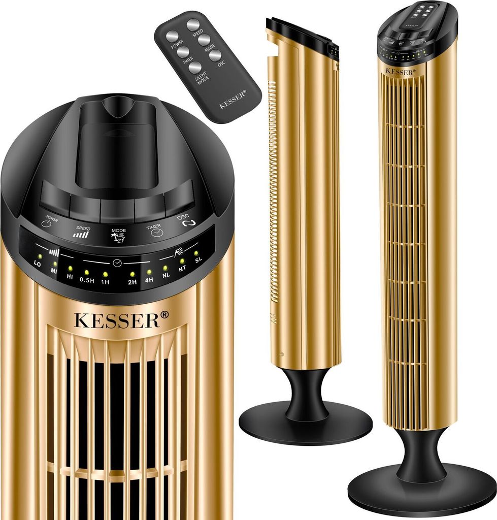 KESSER Turmventilator FERNBEDIENUNG Ventilator LED Display Produktbild 