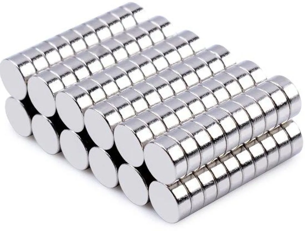 Aimants permanents ultra puissants 4x2 mm en nickel pour modélisme DIY