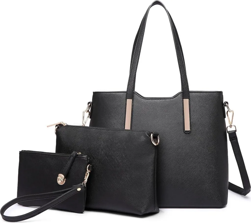 Recensione Miss Lulu: Set 3 Pezzi Borsa Grande e Tracolla Ecopelle