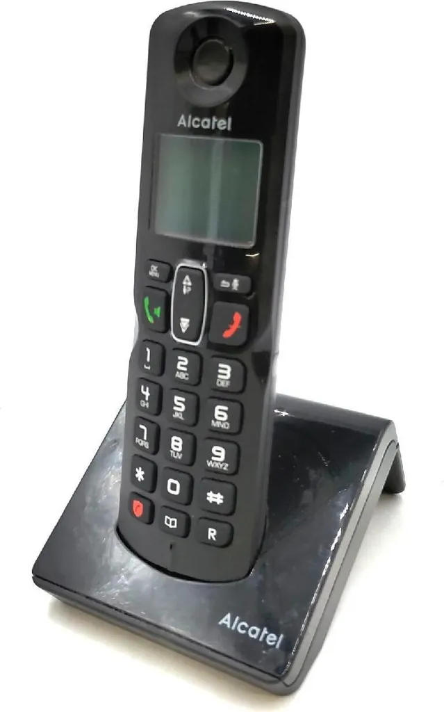 Alcatel S280 EWE Téléphone DECT avec Identificateur d'Appel Noir - 8