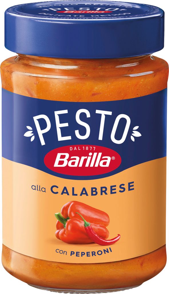 Barilla Pesto Sauce alla Calabrese avec poivrons et Image du produit 