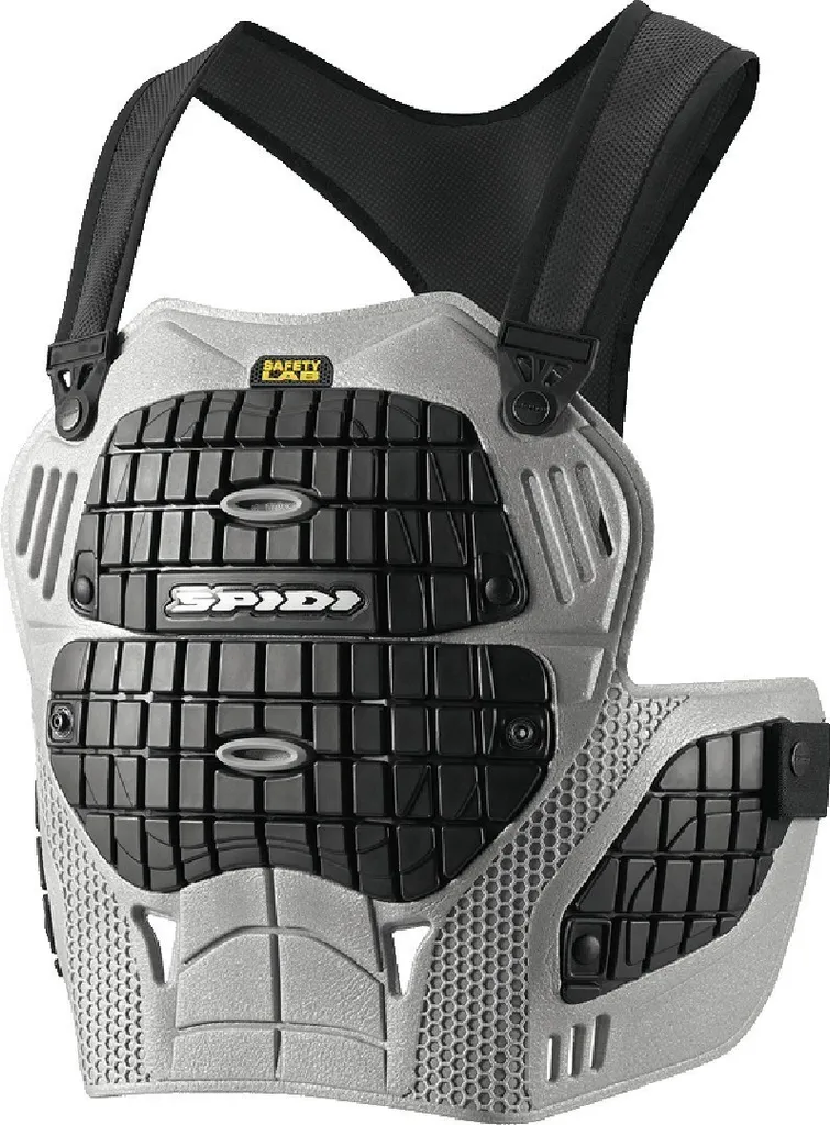 Plastron de moto Spidi Thorax Warrior réglable pour homme et femme