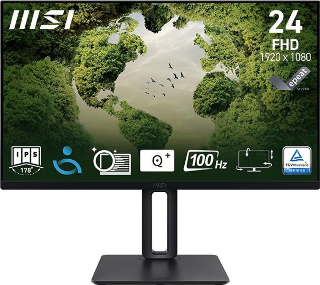 MSI PRO MP245PG   60cm (24") IPS FHD HDMI/DP 4ms 100Hz Produktbild 