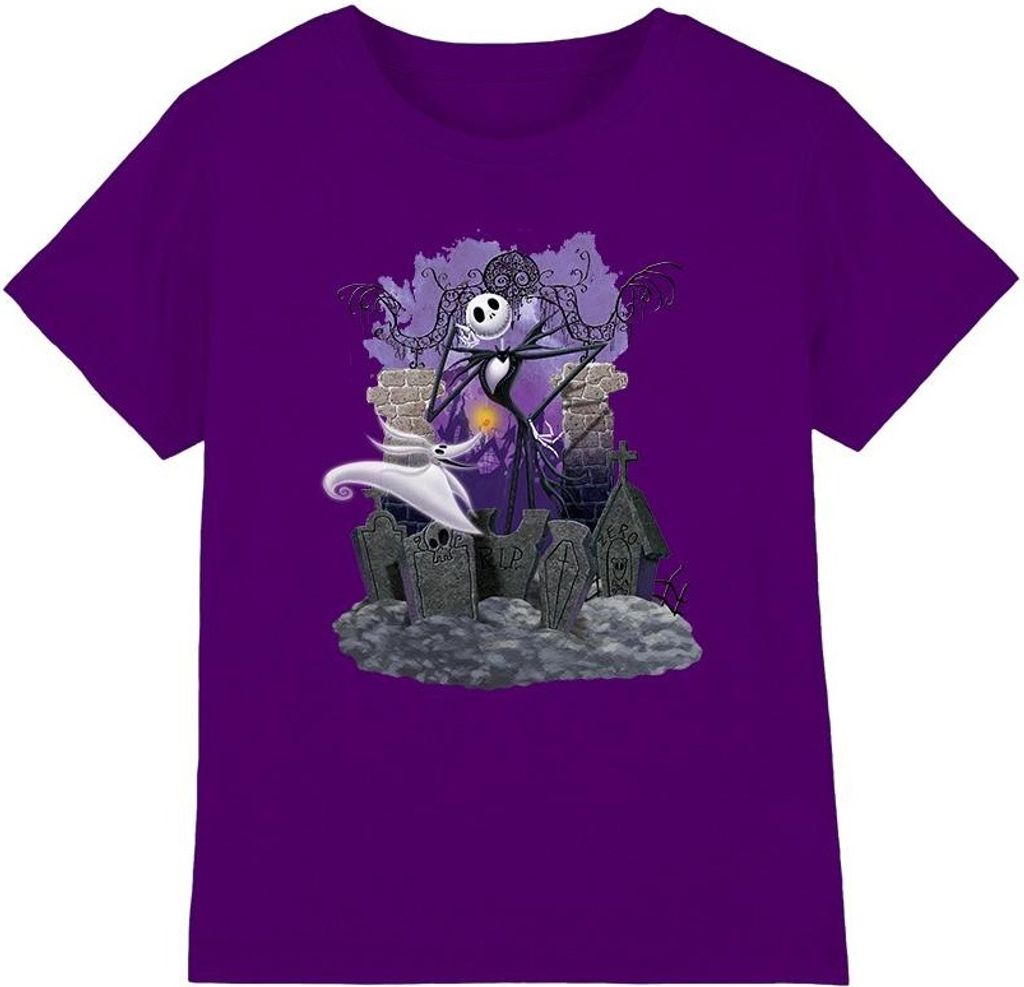 The Nightmare Before Christmas - T-Shirt für Kinder TV3198 (152-158) (Violett)