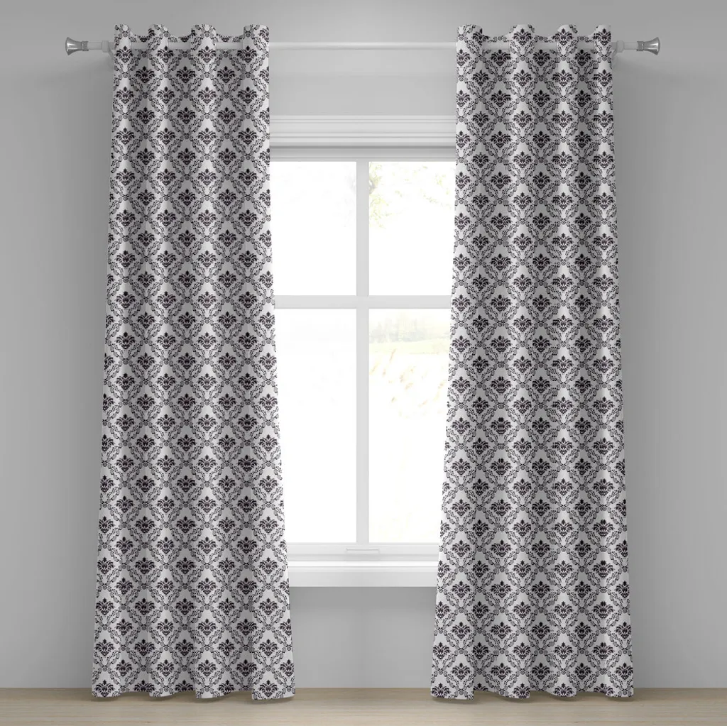 Offerta Tende ABAKUHAUS Damasco 280x175cm - Marrone e Bianco