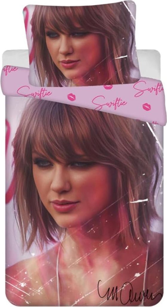 Taylor Swift Bettbezug - 140 x 200 cm - 70 x 90 cm - Image du produit 