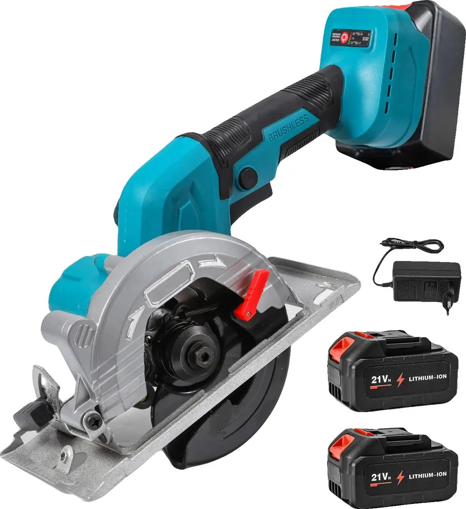 Scie circulaire sans fil brushless avec 2 batteries Li-ion 18V XR
