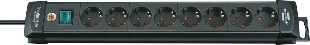 Brennenstuhl 6110018 Premium-Line 8 Vie: Multipresa Robusta per Officina