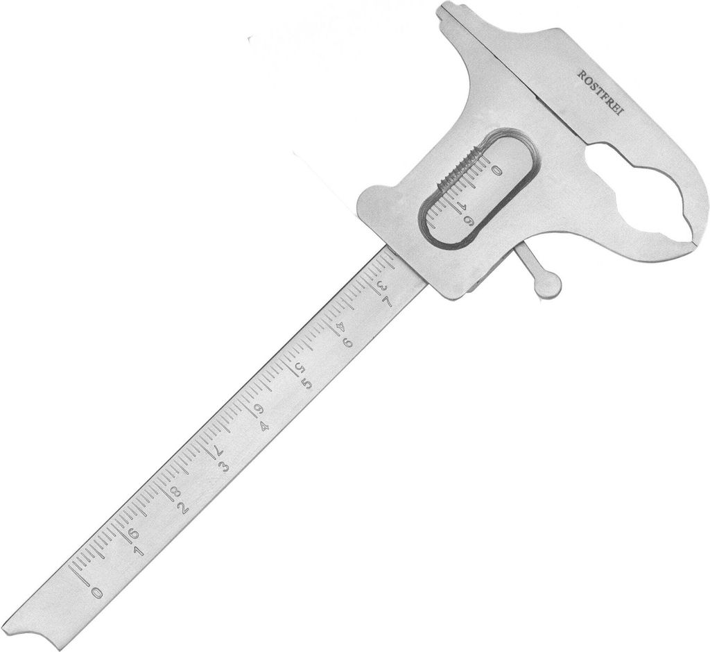 Schieblehre | Tasterzirkel mit Meßskala und Sperrvorrichtung | Meßbereich: 0