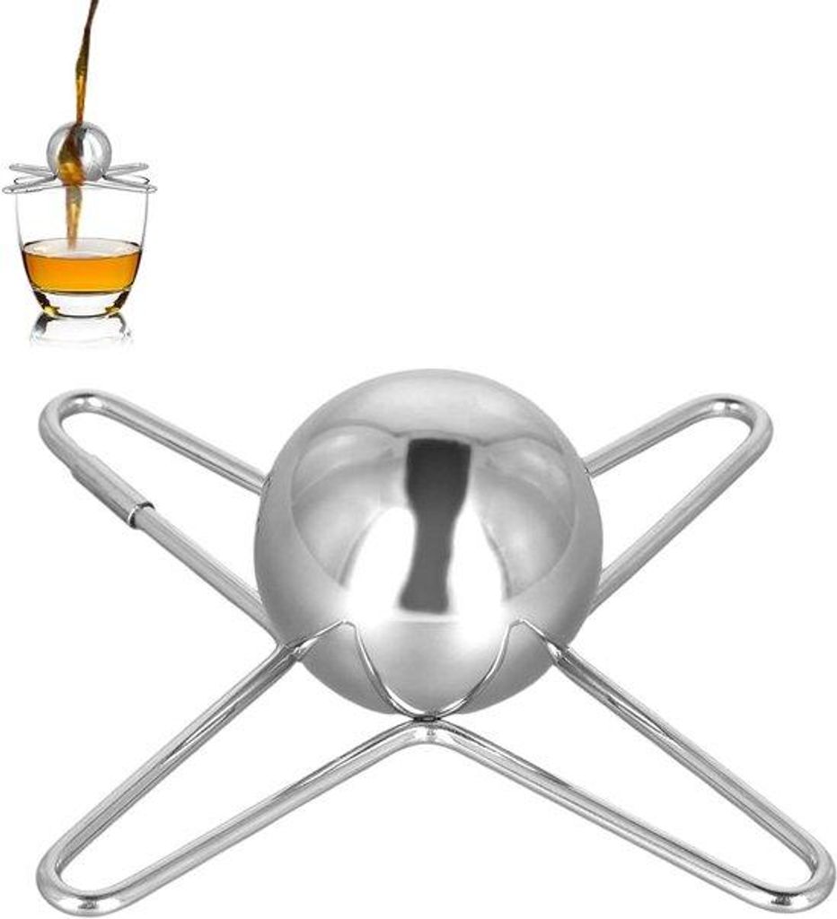 Stahl Kaffee-Kühlbal 4cm | Wiederverwendbarer Espressobal | Kaffee-Kühlball für Bourbon-Cocktails | Kaffee-Accessoire