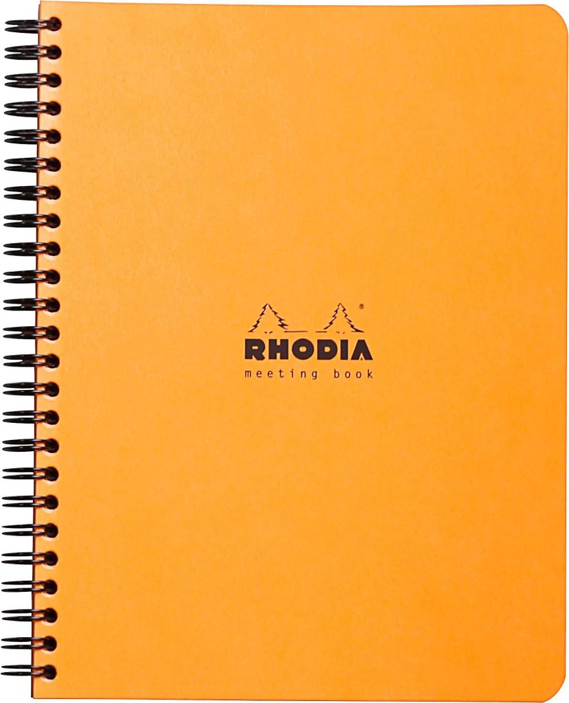 Rhodia 5x Meeting Book Rhodia A5+, mit Doppelspirale, 80 Bl Produktbild 