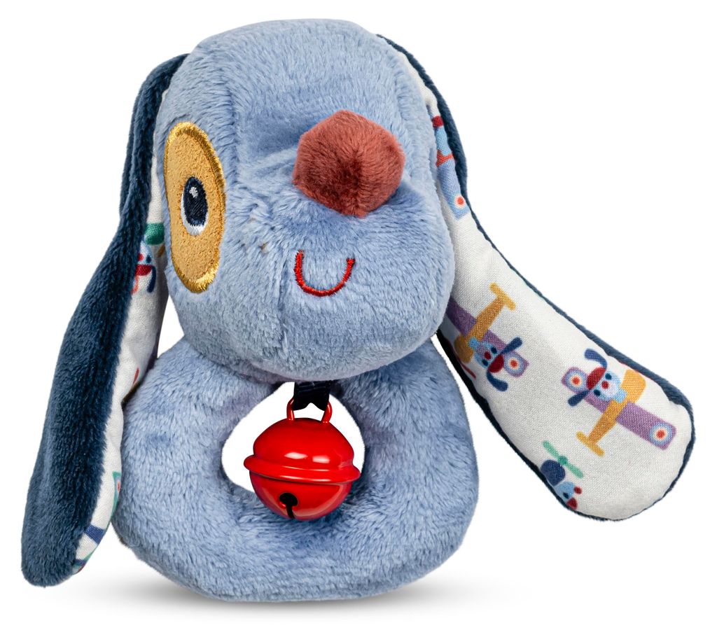 Lilliputiens Mini-Rassel Jules der Hund - Plüsch Babyspielzeug