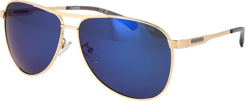 Polaroid PLD 2160/G/S/X J5G/5X Gold: Occhiali Aviator Polarizzati Uomo