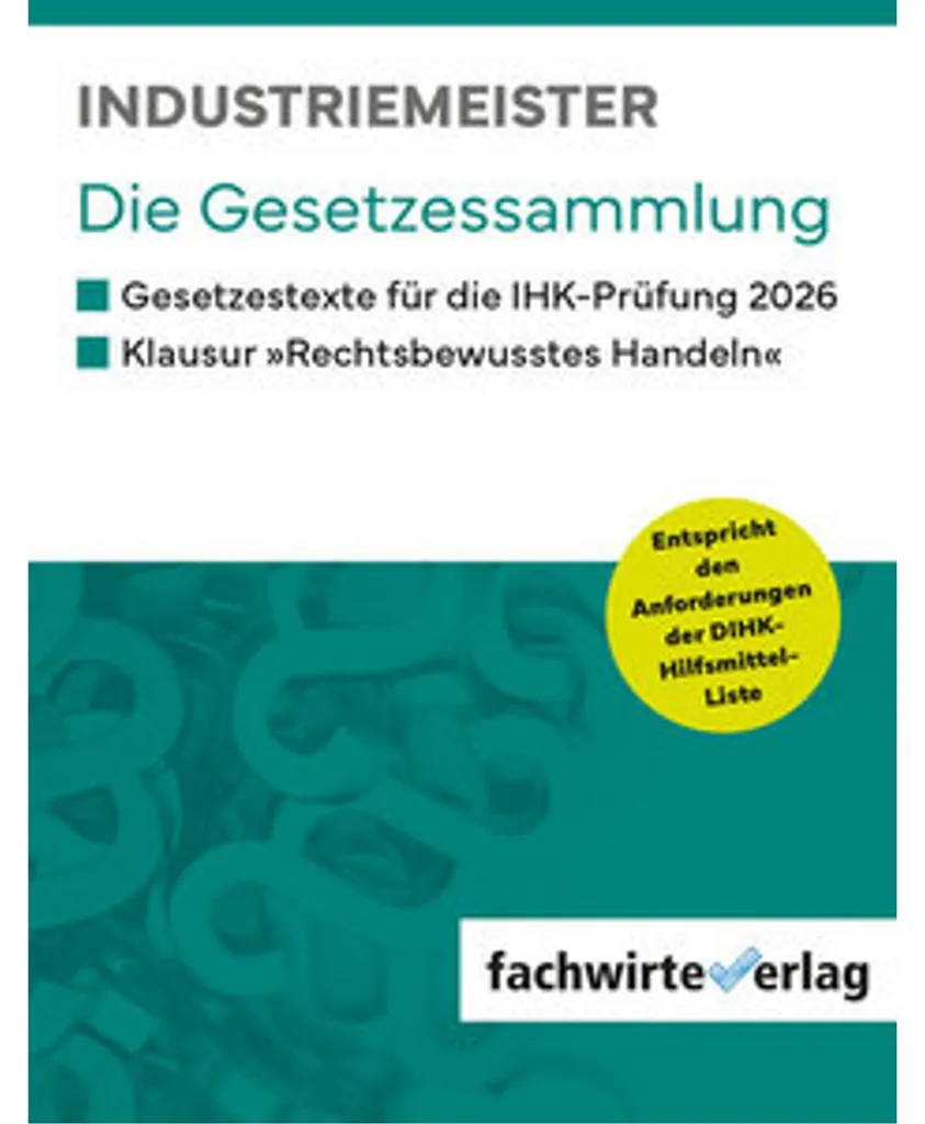 Livre de formation Industriemeister pour maîtriser la gestion d'usine