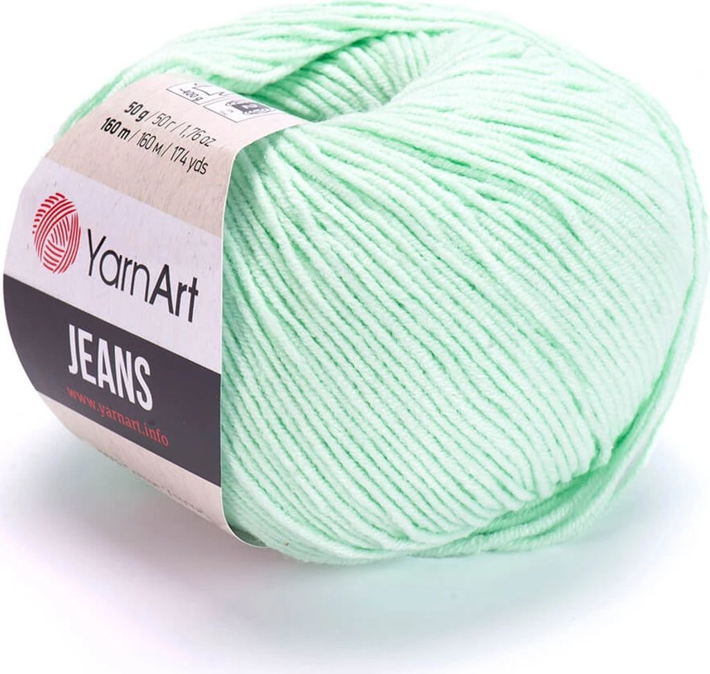 YarnArt Jeans (50g/160M) 79 helles mint Produktbild 