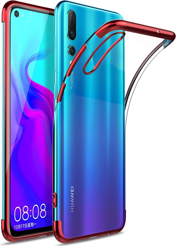 TPU Hülle für Huawei P30 Case Silikon Cover Transparent mit Produktbild 
